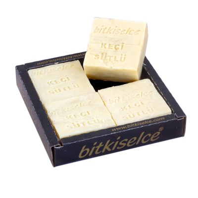 Bitkiselce Doğal Keçi Sütü Sabunu - Cilde Yumuşaklık ve Nemlilik Sunan El Yapımı Sabun 450 gr.